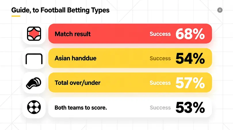 Visual guide showing optimal betting markets for Brentford matches with success rates and recommendations
