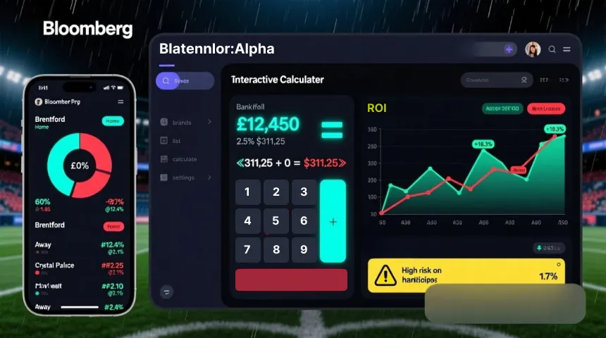 Professional bankroll management dashboard for Asian handicap betting on Brentford